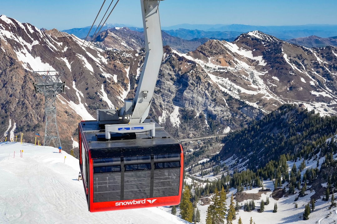 (Francisco Kjolseth  | The Salt Lake Tribune) Snowbird closes the book on the 2024-25 ski season on Monday, May 26, 2025. Snow and sun revelers took to the slushy slopes on Memorial Day as the resort was the last in the state to close.
