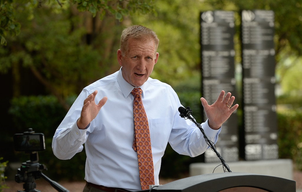 (Francisco Kjolseth  |  The Salt Lake Tribune) Former Salt Lake County Sheriff Jim Winder on Tuesday, July 31, 2018.