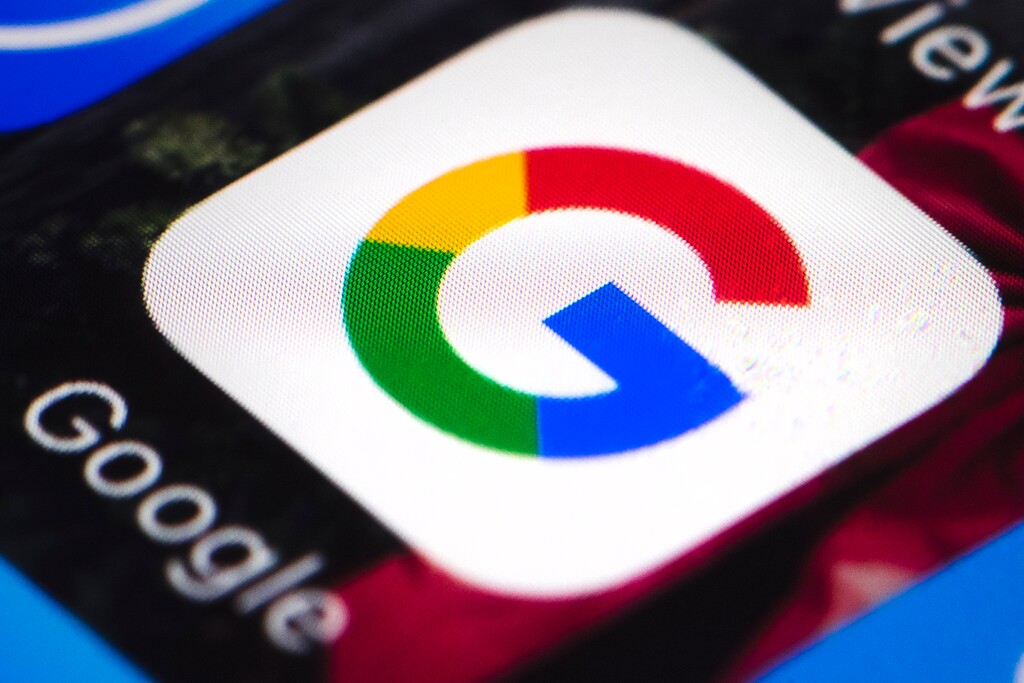 (AP Photo/Matt Rourke, File) This Wednesday, April 26, 2017, file photo shows the Google mobile phone icon, in Philadelphia.