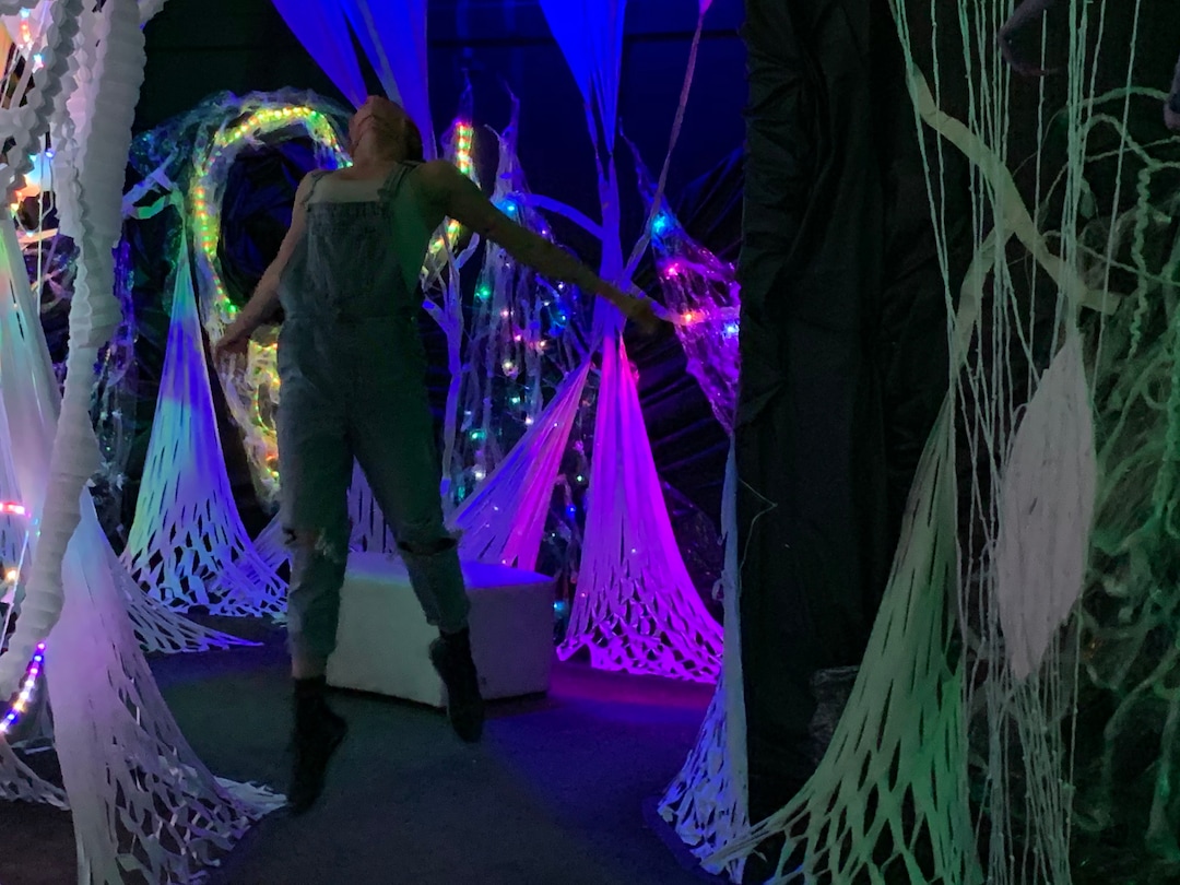 (Graham Brown  |  courtesy of SONDERimmersive) Amber Golden is one of three actors who play the character Brandy in the experimental theater group SONDERimmersive's new production, "The Carousel," staged at the Dreamscapes walk-through art installation in The Gateway.