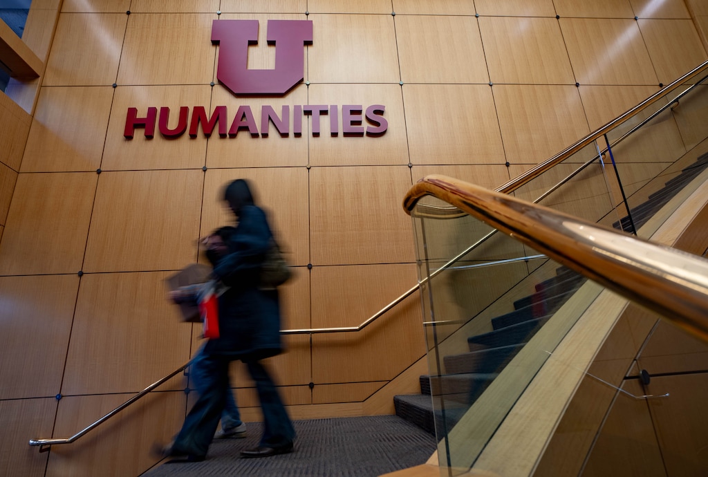 (Francisco Kjolseth  | The Salt Lake Tribune) The Languages & Communication building at the University of Utah is pictured on Tuesday, Dec. 10, 2024.