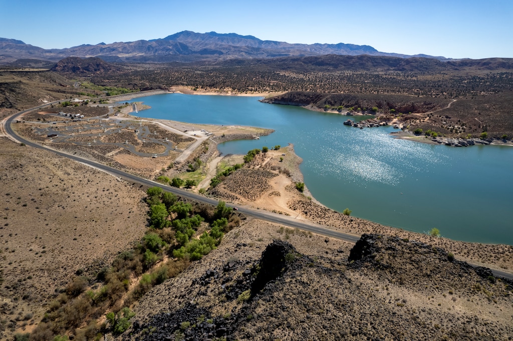 (Rick Egan | The Salt Lake Tribune) Gunlock Reservoir on Monday, August 11, 2025.