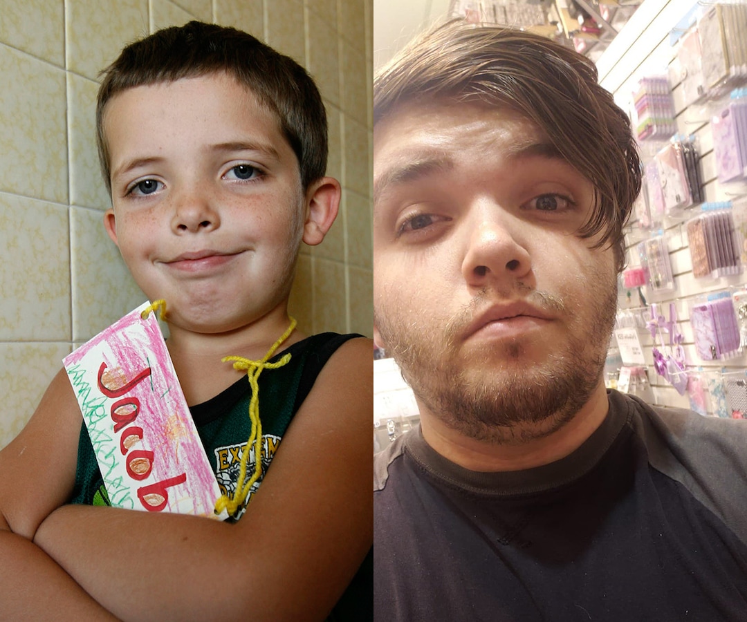 Jacob Neihart as a first grader at Orchard Elementary School in West Valley in 2007 and today.