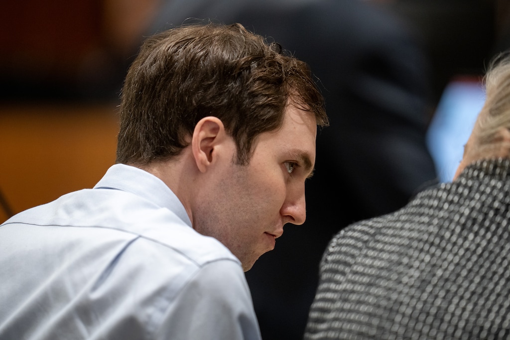 (Trent Nelson  |  The Salt Lake Tribune) Tyler Robinson in 4th District Court in Provo on Friday, April 17, 2026 during a hearing for Robinson, accused in the fatal shooting of Charlie Kirk.