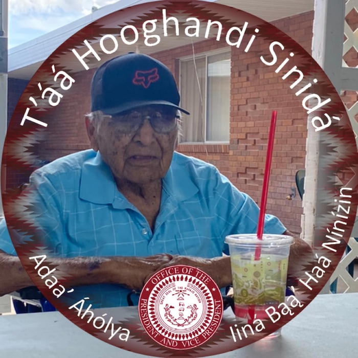 (Image courtesy of Dalene Redhorse) Peter Redhorse, a member of the Navajo Nation, died Saturday, July 11, after being hospitalized for the coronavirus last week. He likely contracted the virus at the Four Corners Regional Care Center in Blanding, which has been linked to 50 positive cases and three deaths. Redhorse is shown here in an image that was posted to his daughter's Facebook page last month with Navajo words meaning, "Stay home, stay safe, save lives."