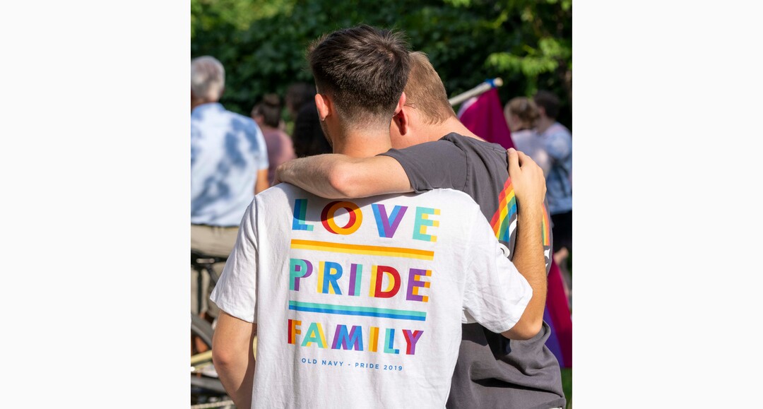 (Rick Egan | The Salt Lake Tribune) More than a thousand BYU students, friends and allies gather at Joaquin Park before marching to Kiwanis Park, in Provo's first Pride March, on Monday, June 28, 2021.