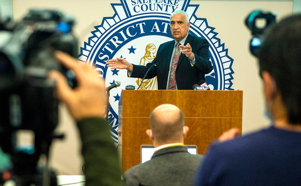 (Rick Egan | Tribune file photo) Salt Lake County District Attorney Sim Gill on Friday, March 12, 2021.