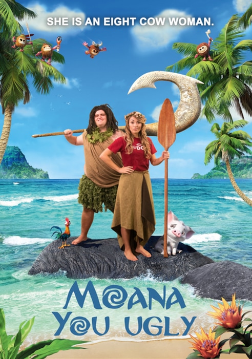 (Image taken from Facebook) This poster image, promoting a sketch show by the student troupe BYU's Divine Comedy, was pulled from circulation at Brigham Young Unviersity on Thursday, after complaints from members of Utah's Pacific Islander community.
