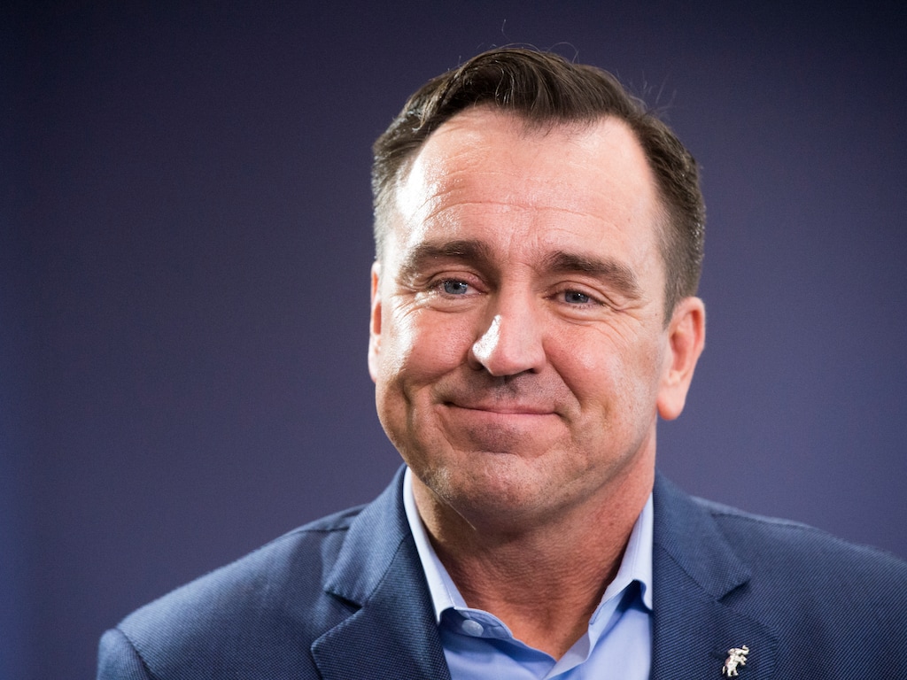 (Rick Egan  |  The Salt Lake Tribune)   House Speaker Greg Hughes announces that he will not run for re-election next year, during a media conference in Midvale, Wednesday, January 10, 2018.