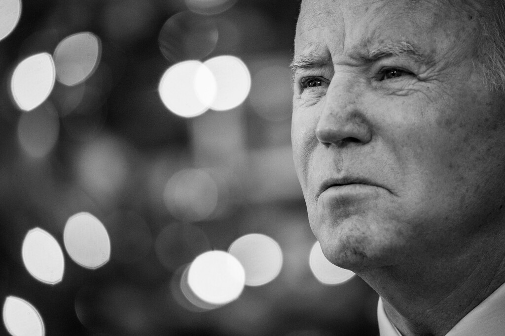 (Damon Winter | The New York Times)
President Joe Biden at the White House in Washington, Dec. 3, 2021. "Build Back Better — the Biden administration's effort to create a better future for America — is resting on a political knife edge," writes New York Times columnist Paul Krugman.