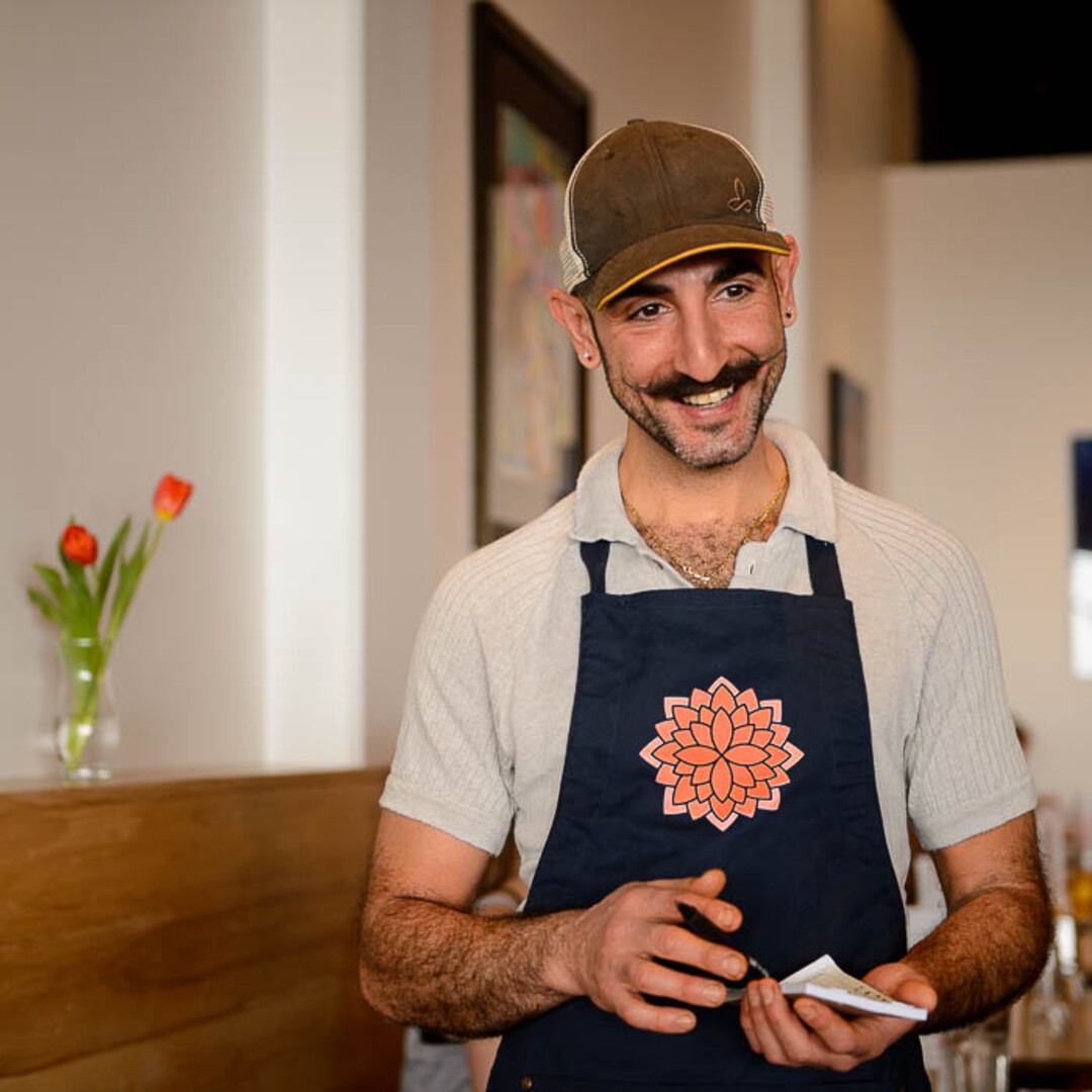 (Trent Nelson | The Salt Lake Tribune)
Omar Abou-Ismail, the owner of Rawtopia Living Cuisine, recently move his raw, vegetarian restaurant to Millcreek, adding some cooked dishes and healthy meats to the menu.