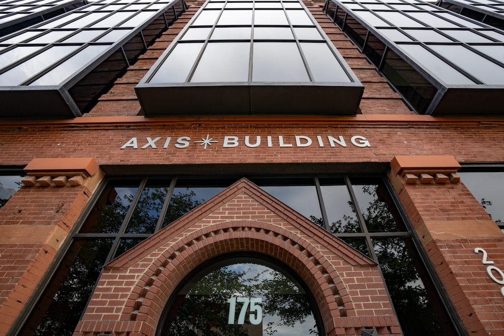 (Rick Egan | The Salt Lake Tribune) The Axis Building at 175 W. 200 South on Wednesday, July 22, 2026.
