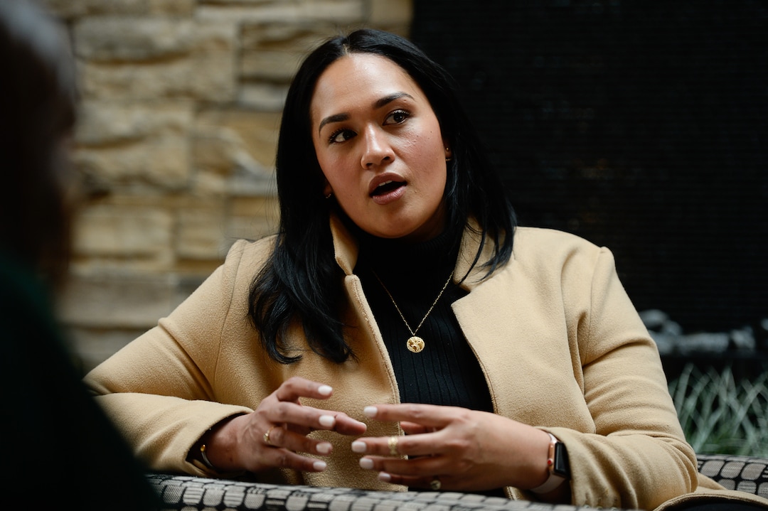 (Francisco Kjolseth  |  The Salt Lake Tribune)  Veronica Pome’e, the first Polynesian woman to be featured in Sports Illustrated's swimsuit edition, visits Utah to speak at the sixth annual National Pacific Island Violence Prevention Conference held in Salt Lake City April 11-13, 2019.