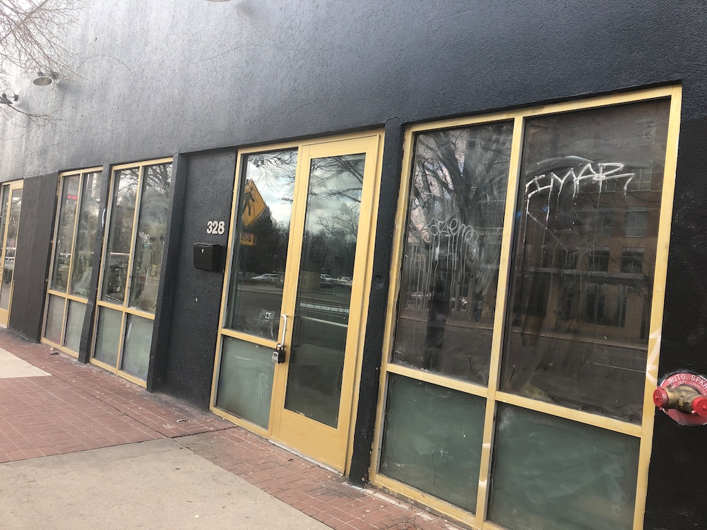 (Kolbie Peterson | The Salt Lake Tribune) The site of OnTop Lounge, at 328 S. State in Salt Lake City, is pictured Wednesday, Jan. 24, 2024.