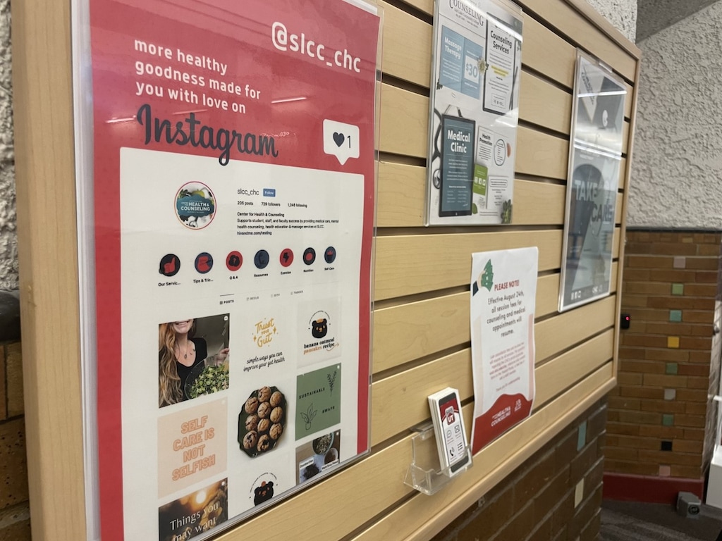 (Marcie Young Cancio | Amplify Utah) Salt Lake Community College offers mental health resources for students of all ages. Jodi Lorenzen, a clinical mental health counselor, says social media has helped normalize mental illness.