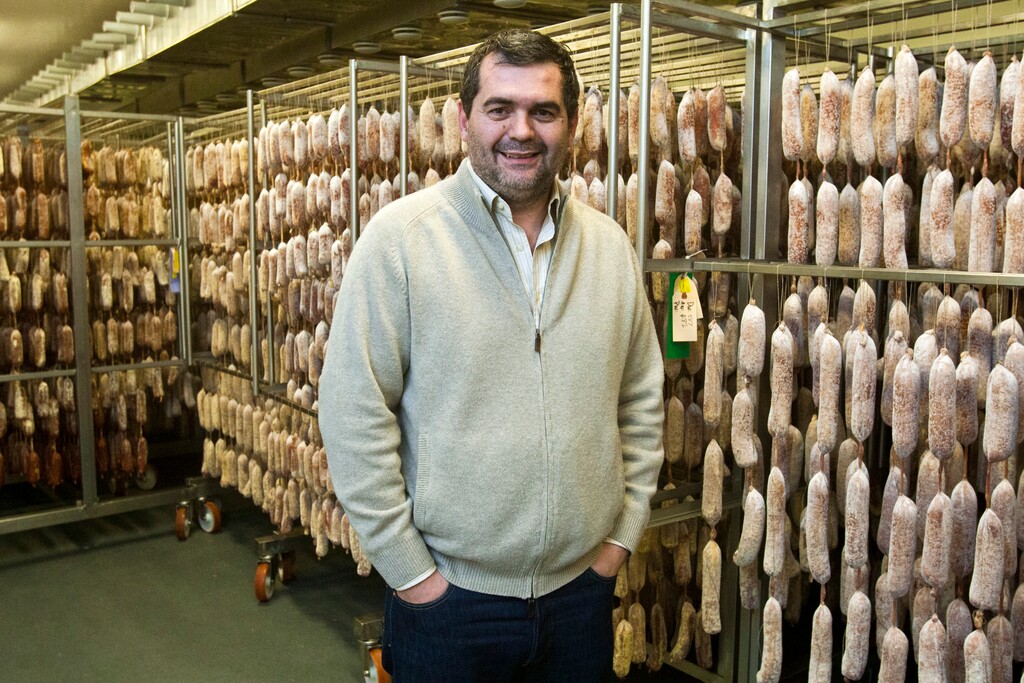 (Chris Detrick | Tribune file photo)  Cristiano Creminelli, an Italian artisan salami producer, poses for a portrait in a salami aging room at Creminelli Fine Meats in Salt Lake City, Thursday, Feb. 7, 2013.