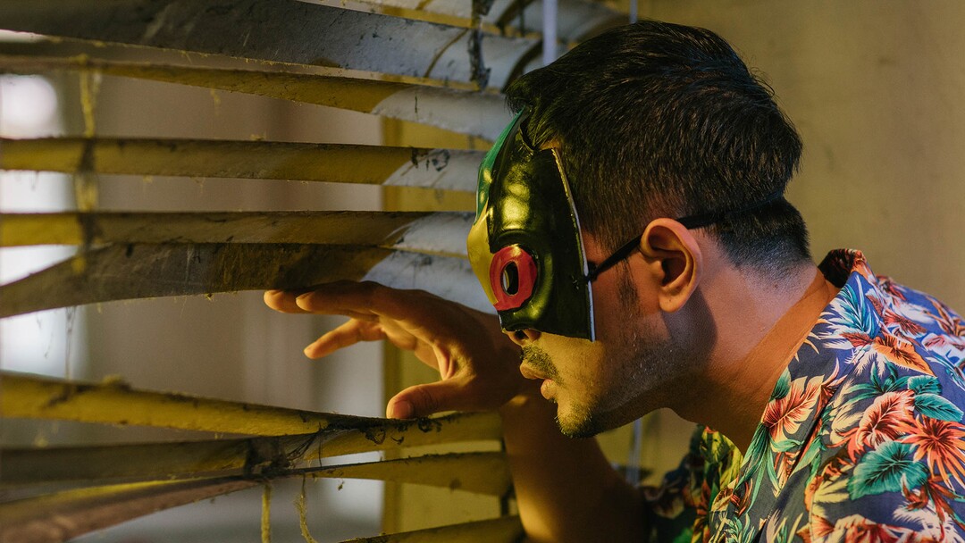 (Image courtesy of Rangga Yudhistira | Sundance Institute) Oka Antara appears in "No One is Crazy in This Town," directed by Wregas Bhanuteja, an official selection of the Shorts Programs at the 2020 Sundance Film Festival.