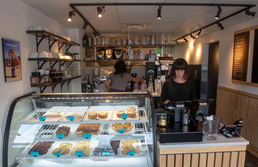 (Rick Egan  |  The Salt Lake Tribune)       Stratford Proper Cafe & Bistro. Tuesday, April 16, 2019.