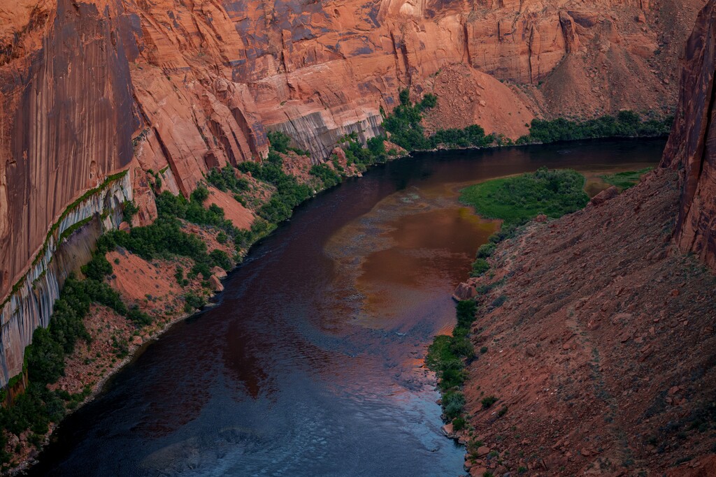 (Trent Nelson  |  The Salt Lake Tribune) The Colorado River below Glen Canyon Dam in Page, Ariz., on Monday, May 19, 2025.