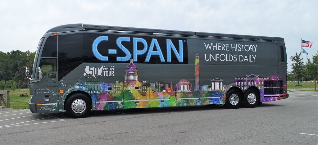 C-SPAN's bus, touring all 50 state capitals, will visit Salt Lake City on Thursday and Friday.