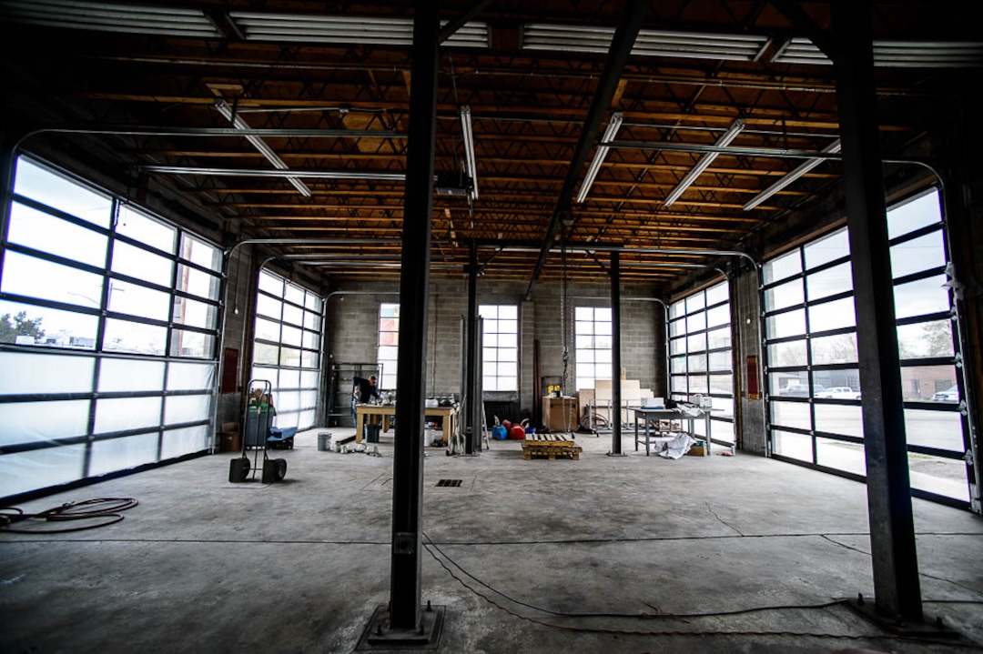 (Trent Nelson | The Salt Lake Tribune)
Construction is underway at T.F. Brewing in Salt Lake City's Granary District. Owner and head brewer, Kevin Templin, formerly of Red Rock Brewing, plans to open sometime in the fall of 2018.