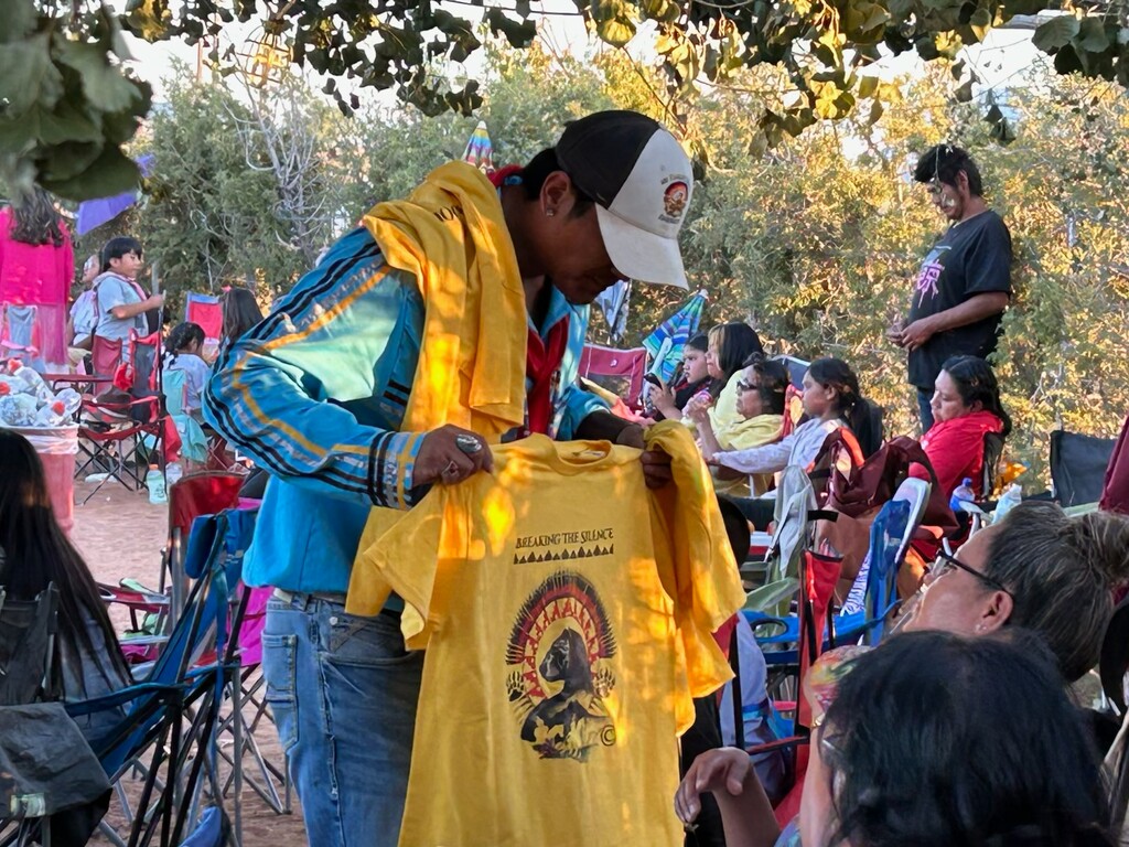 (A.Baca | 100 Years of Silence) The Ute Mountain Ute tribe in White Mesa hosts its annual Bear Dance in September 2024.