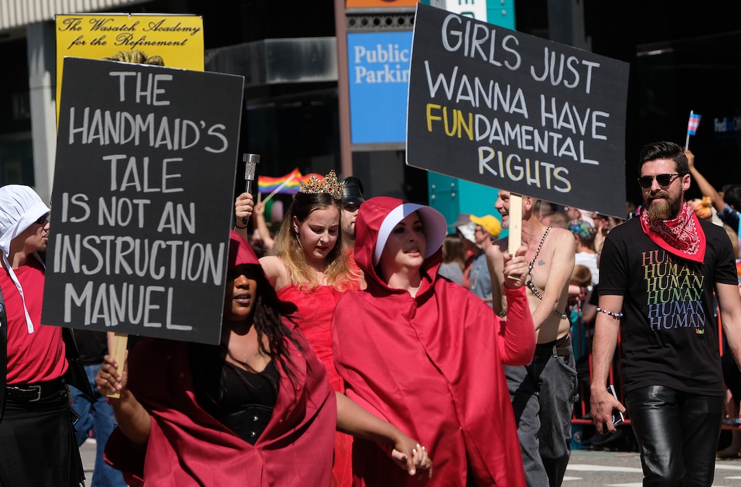 (Francisco Kjolseth  |  The Salt Lake Tribune)  Thousands participate in the Utah Pride Parade in Salt Lake City on Sunday June 2, 2019.