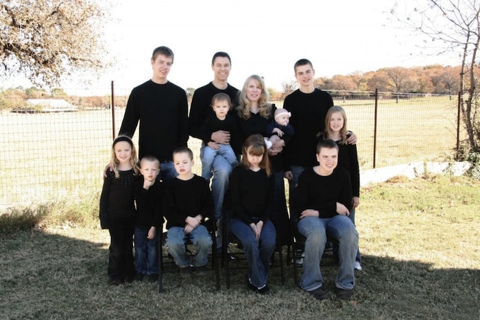 (Courtesy of the Chappell family)  A 2010 family photo. Front left: Jennifer, Samuel, James, Elizabeth and Christopher Chappell. Back left: Jeffrey, Emma, Les, Celeste, Sarah, Matthew and Larissa Chappell.