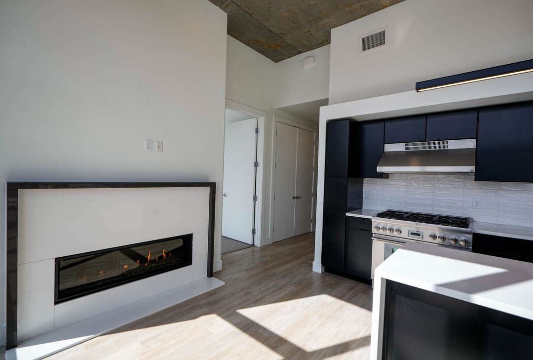 (Francisco Kjolseth | The Salt Lake Tribune) A penthouse suite is featured as a new residential and hospitality center known West Quarter, located at 100 South and 300 West in Salt Lake City, opened on Wednesday, April 19, 2023. It includes 240 luxury apartments in a tower called The Charles and 272 guest rooms spread over two hotels, Le Meridien and Element, along with several restaurants and soon-to-be opened retail outlets at ground level.