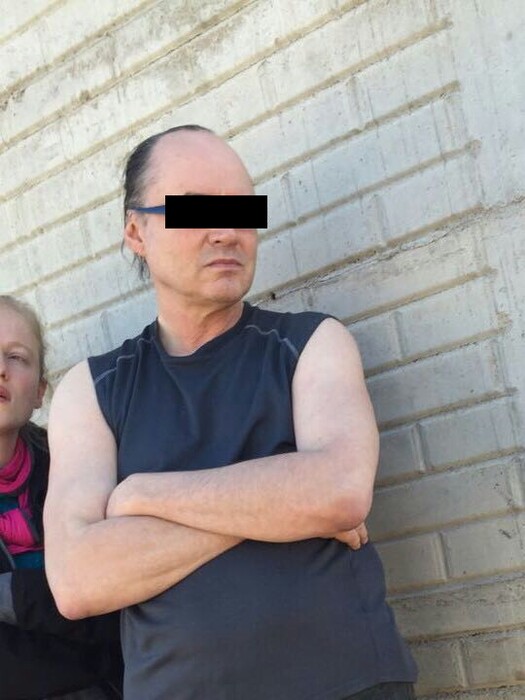 In this photo provided with a redaction by the law enforcement in the Mexican state of Chihuahua, Orson William Black, 56, stands while being detained Nov. 5, 2017. Black is a former member of the polygamous Fundamentalist Church of Jesus Christ of Latter-Day Saints who has been on the run from child sex abuse charges in Arizona since 2003. Courtesy Photo.