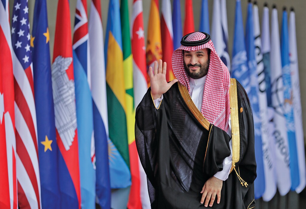 Saudi Arabia's Crown Prince and Prime Minister Mohammed bin Salman Al Saud during the G20 Summit in Nusa Dua, Bali, Indonesia, Tuesday Nov. 15, 2022. (Mast Irham/Pool Photo via AP)