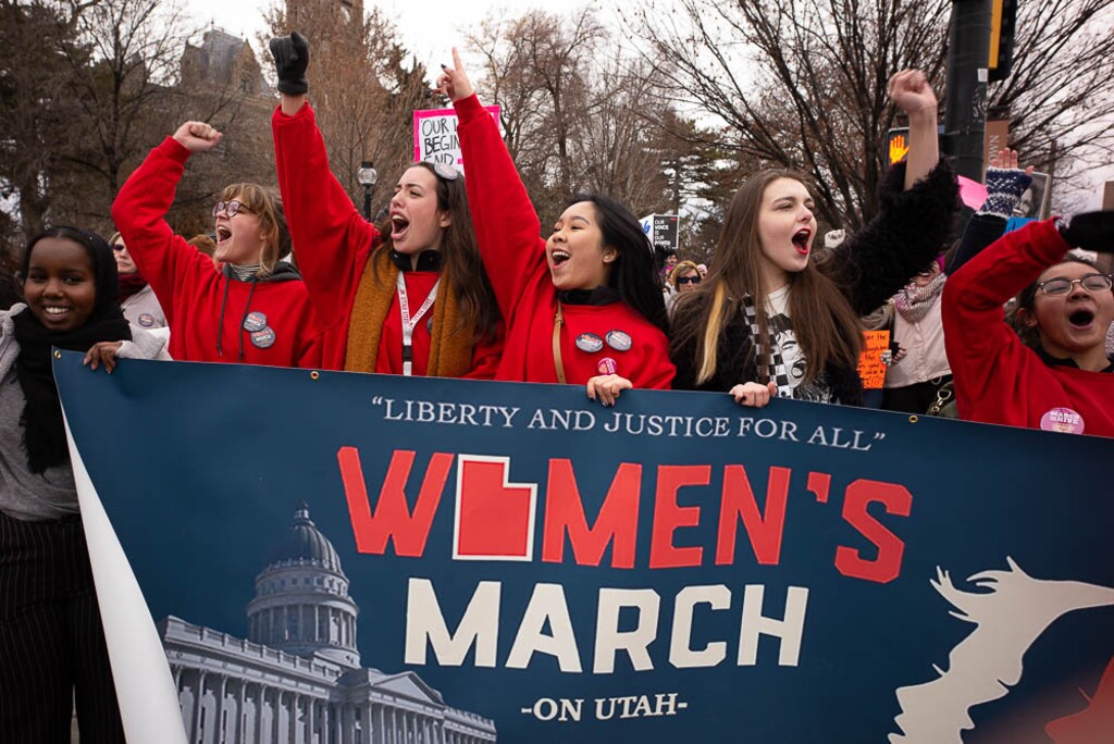 (Trent Nelson | Tribune file photo) The 2019 Women's March on Utah in Salt Lake City on Saturday, Jan. 19, 2019.