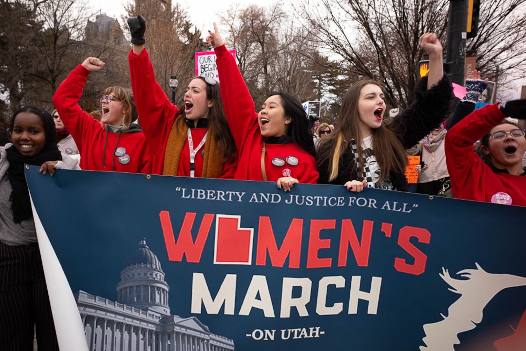(Trent Nelson | The Salt Lake Tribune)The 2019 Women's March on Utah in Salt Lake City on Saturday Jan. 19, 2019.