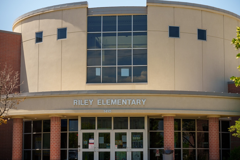 (Trent Nelson | The Salt Lake Tribune) Escuela Primaria Riley en Salt Lake City el martes 25 de julio de 2023.