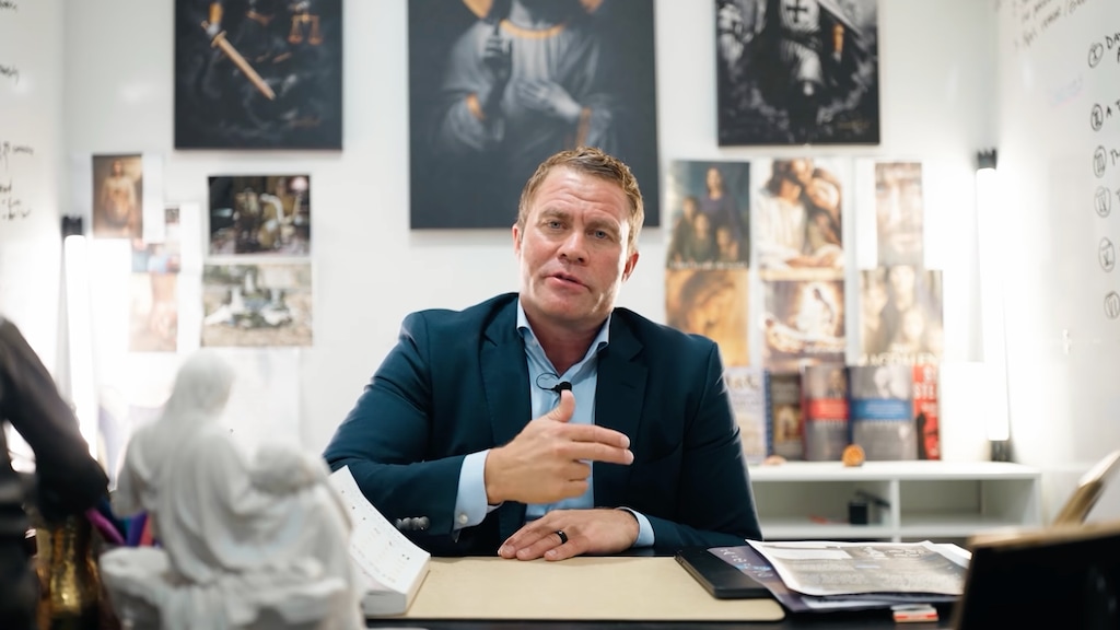 (Screenshot) This image is taken from "Backfire," Tim Ballard's nearly four-hour video posted recently to YouTube in which he accuses individuals in The Church of Jesus Christ of Latter-day Saints of conspiring to keep him from being elected to the U.S. Senate because they didn't want him exposing child abuse in the church.
