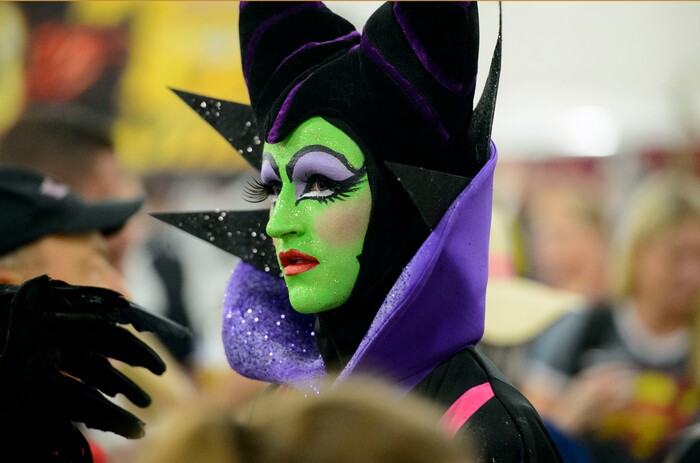 (Steve Griffin  |  The Salt Lake Tribune)  People make their way around at the  2017 Salt Lake Comic Con at the Salt Palace Convention Center Friday September 22, 2017.