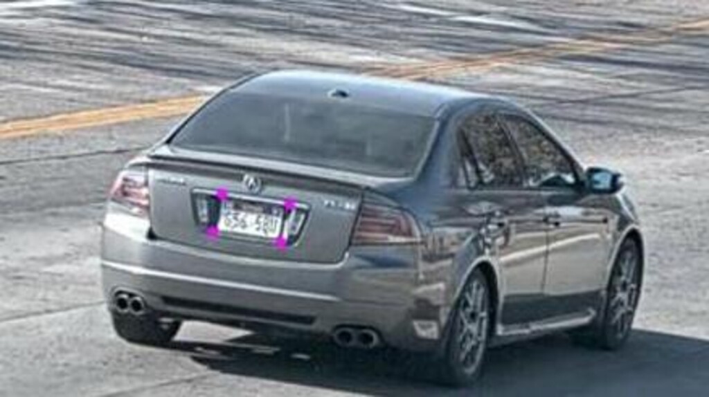 (Photo courtesy of the Ogden Police Department) Police are looking for this gray, 2008 Acura with Ski Utah plates G565BU, which was stolen with a baby inside on Wednesday morning.