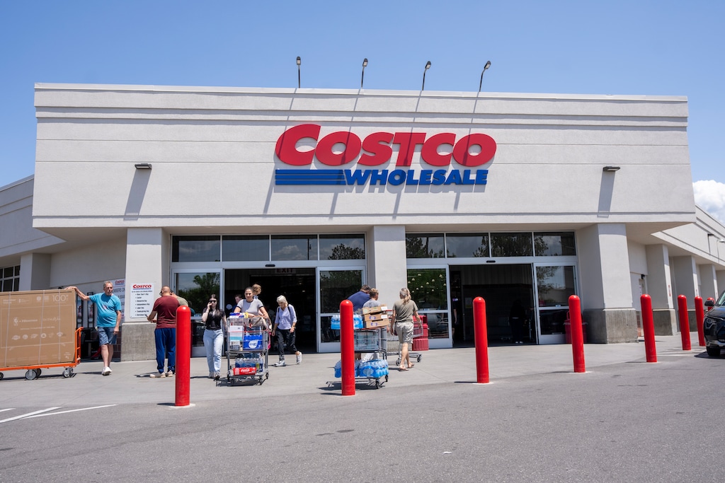 (Rick Egan | The Salt Lake Tribune) Costco on 300 West in Salt Lake City, on Friday, June 6, 2025. Parents spent close to $13 million in voucher money at Costco and 19 other major retailers. 

