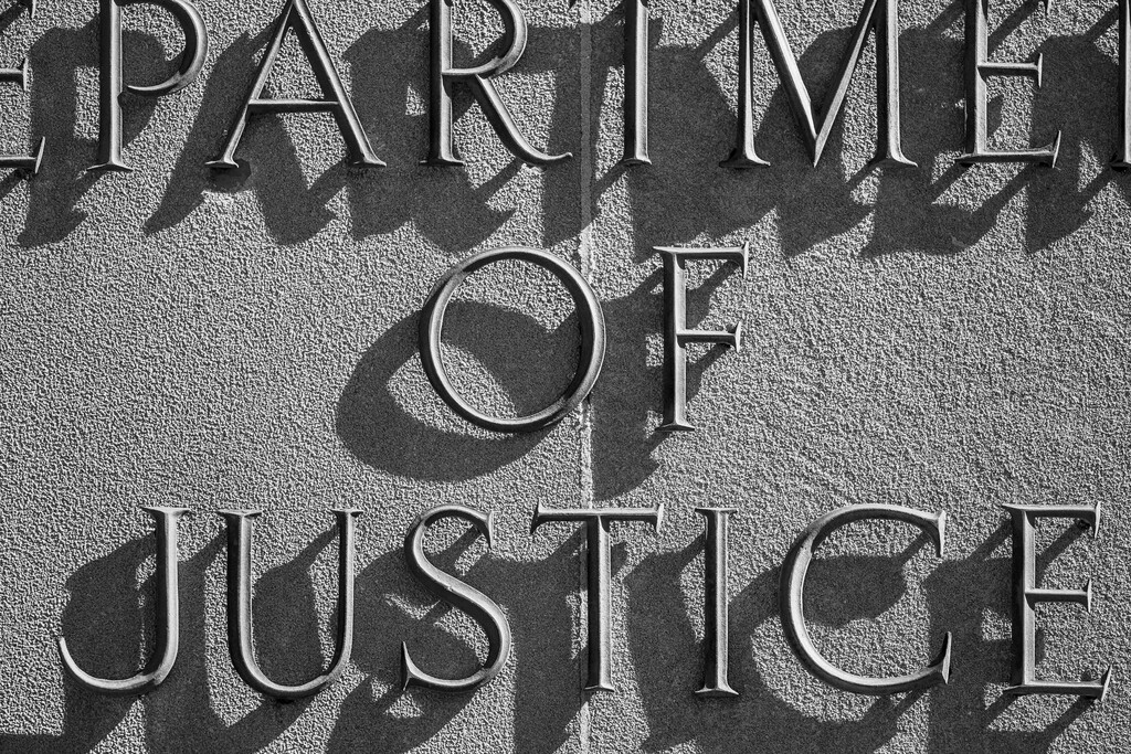 (Damon Winter/The New York Times)

The Department of Justice in Washington, Oct. 11, 2019. The Justice Department is demanding that Google prove its greatness by competing in the market, Tim Wu writes, not by buying its way out of it.