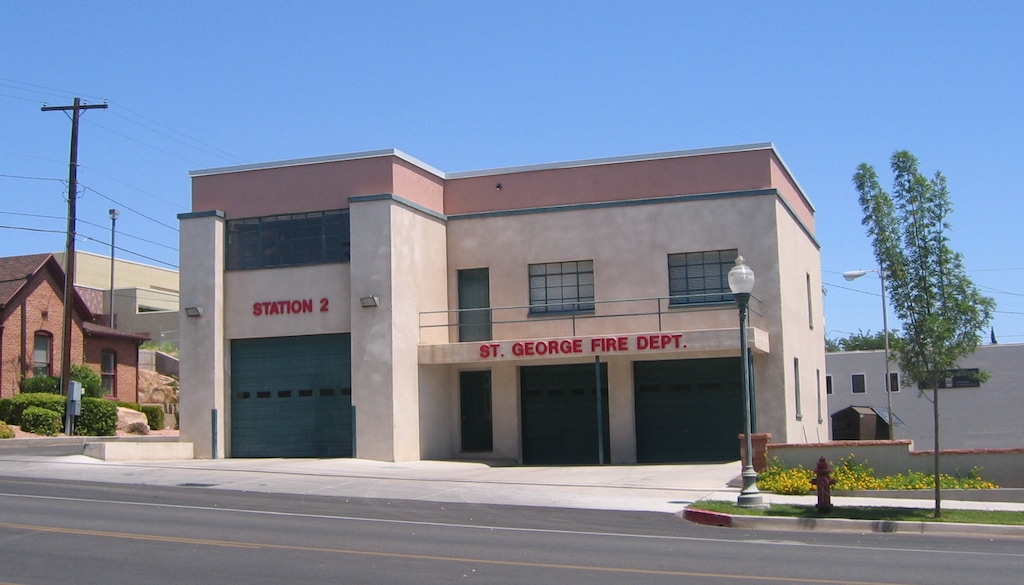 (Photo courtesy of the Washington County Historical Society) St. George sold the old Fire Station No, 22 at 150 N. Main to Zion Brewery. In mid-September, it will be home to the city's first stand-alone bar.