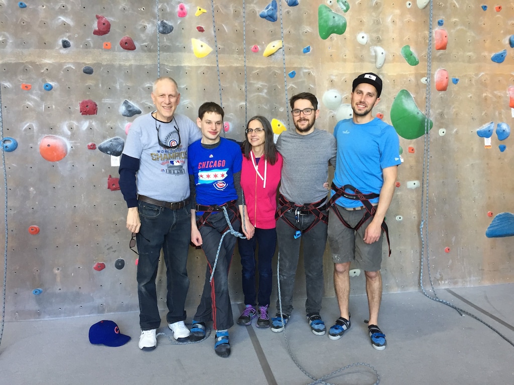 (Photo courtesy of Larry Kaplan) The Kaplan family, from left: Larry, Nathan, Gail, Daniel and David.