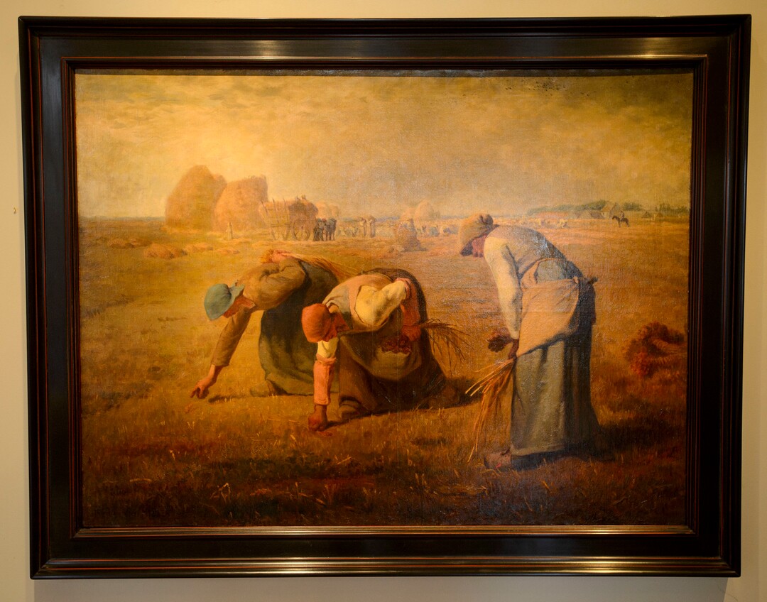 (Steve Griffin  |  The Salt Lake Tribune) This artwork by James Harwood is one of 11 historic paintings on sale in a private sealed bid auction for the Logan City School District. The paintings are on display at Dave Ericson Fine Art in Salt Lake City Monday January 8, 2018.