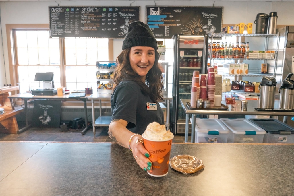 (Andrew Kooyman) Stopping by the Blind Miner for a pre-lap fix is a tradition for a lot of Brighton riders. Try a Majestic Mint for some chocolatey, minty, coffee goodness. Hot chocolate versions are available for the kids.
