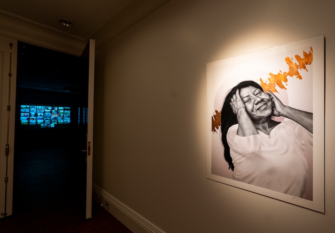 (Rick Egan | The Salt Lake Tribune) One of the galleries at Utah Valley University's new Museum of Art at Lakemount Manor in Orem, on Wednesday, May 10, 2023.