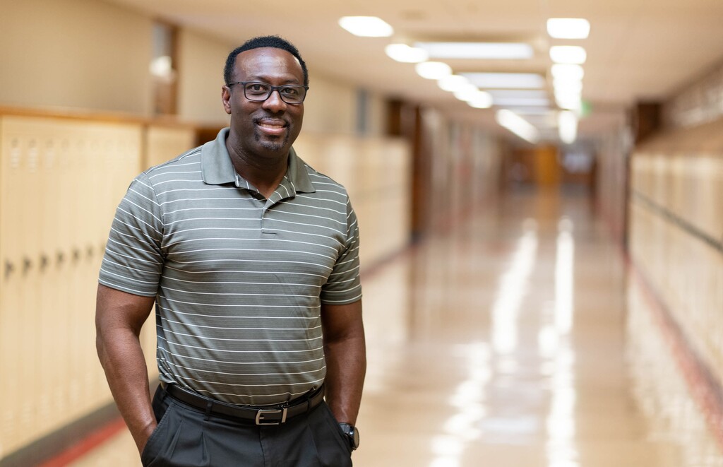 (Francisco Kjolseth | The Salt Lake Tribune)  Timothy Gadson, the new superintendent of Salt Lake City School District sits down for an interview while touring the Salt Lake Center for Science Education on his first day on the job on Thursday, July 1, 2021.
