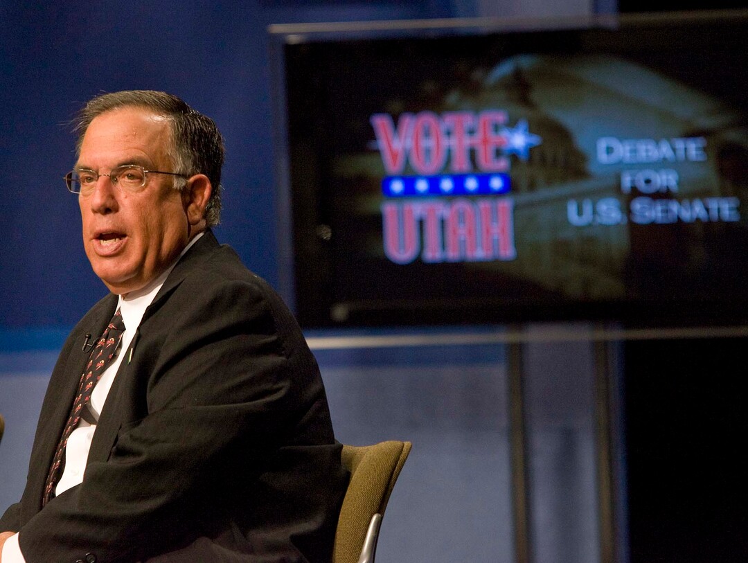 (Tribune File Photo)  Democratic  candidate for US Senate Sam Granato, at the taping of a candidate debate at the KUED studios in Salt Lake City on Thursday, September 16, 2010.