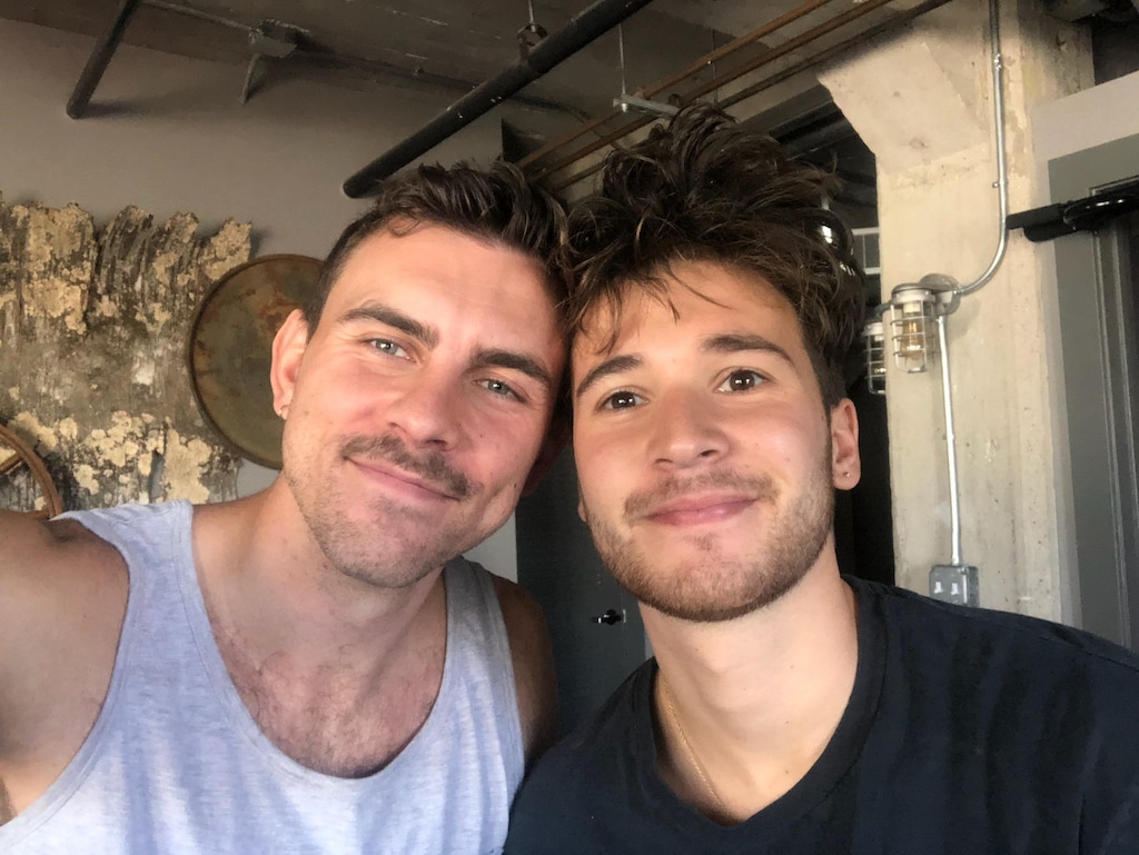 (Photo courtesy of Ballet West) Lucas Horns, left, and Josh Shutkind, corps artists with Utah's Ballet West, during their quarantine for COVID-19, which began when they were tested on March 15, 2020.