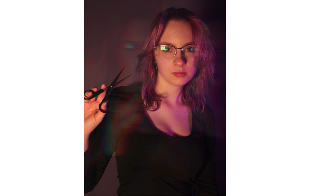 (Ava Bateman |Special to The Tribune) Highland High School senior Penelope Masotti is going to study cosmetology after graduation. She wants to first have a stable career and make money before considering college.
