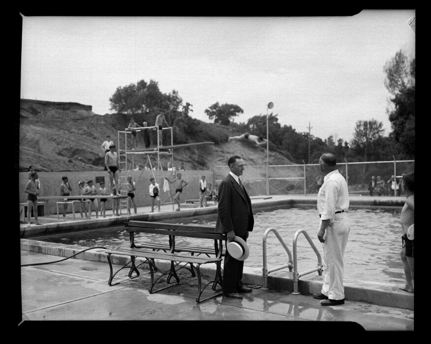 (The Salt Lake Tribune via Utah State Historical Society) The pool at Lorin Farr Park in Ogden, pictured here in 1939, remained racially segregated until after World War II.
