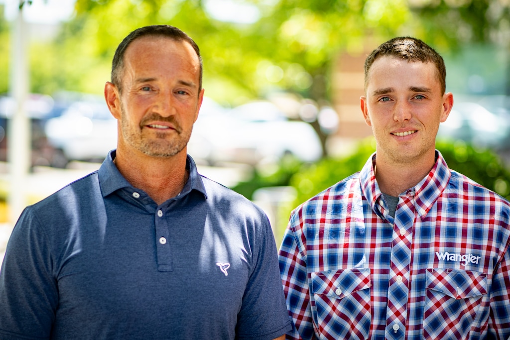 (Rick Egan | The Salt Lake Tribune) Cousins Jared Ford and Carson Norris helped a woman who was seriously injured at Bear Lake. They're pictured on Tuesday, July 21, 2026.
